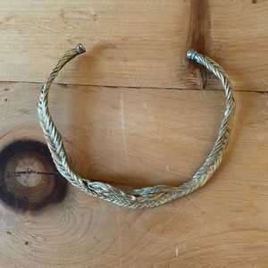 Gold Vermeil Braided Choker